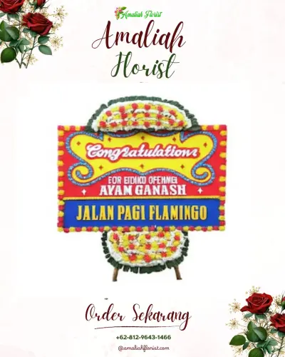 Bunga Papan Congratulation di Keningar